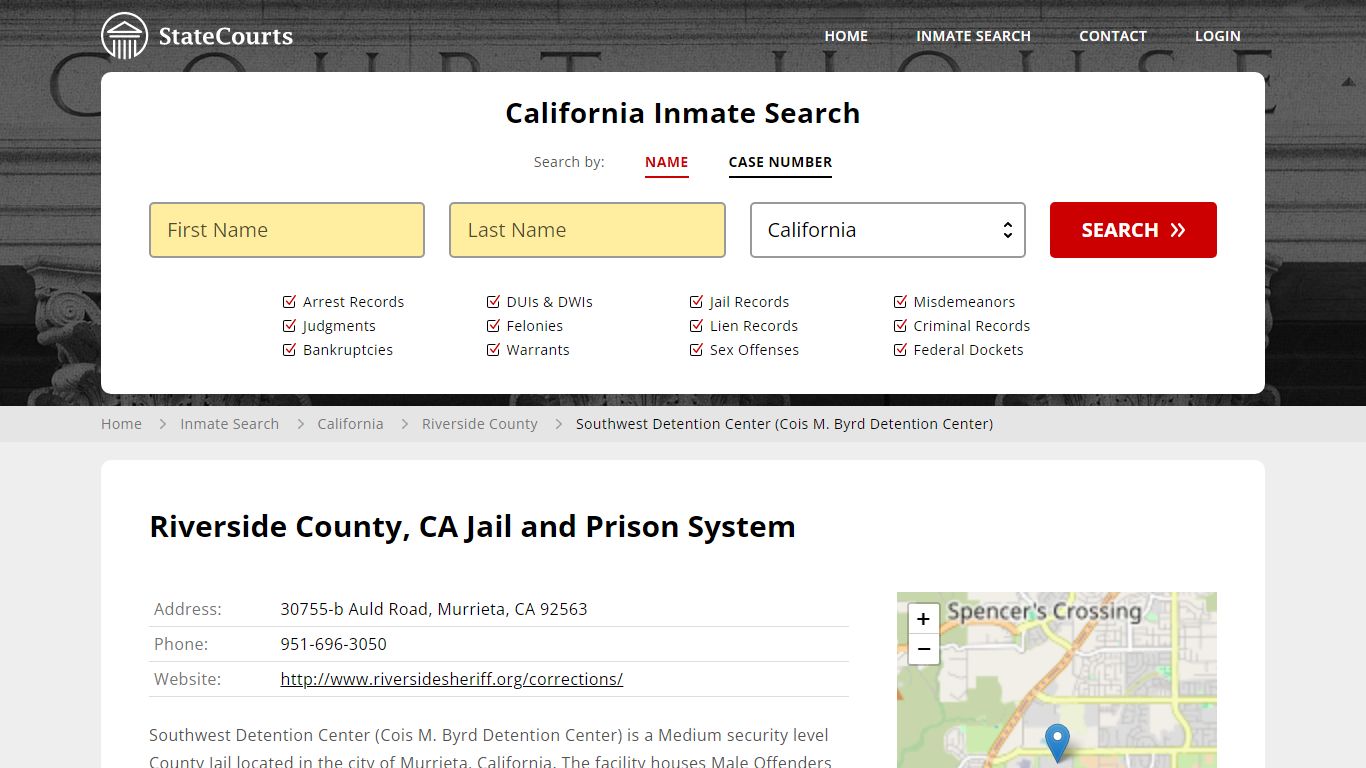 Southwest Detention Center (Cois M. Byrd Detention Center) Inmate ...